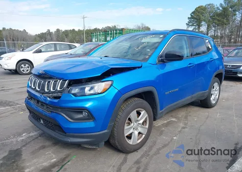 2022 Jeep Compass Latitude 4X4 from USA, damaged, VIN 3C4NJDBB7NT129422